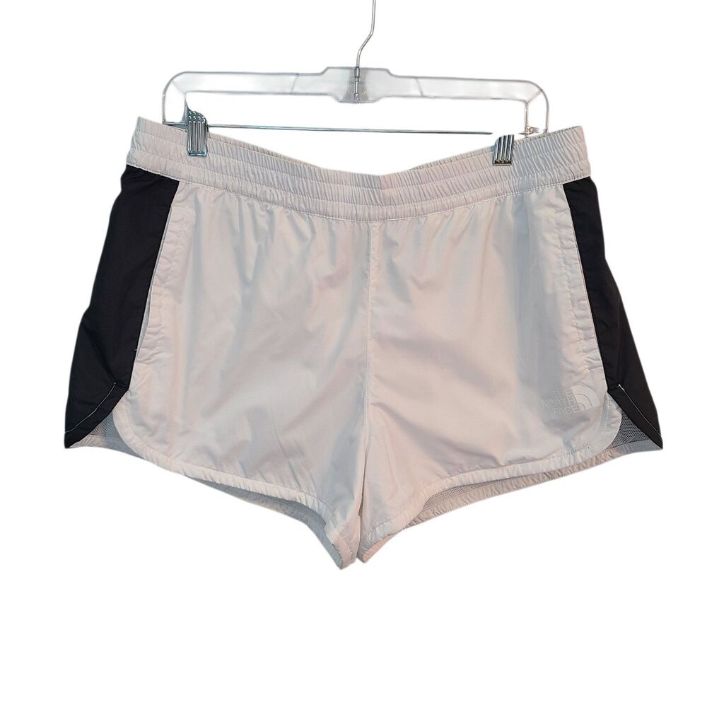 The North Face Hydrenaline Shorts Womens L White Black Windwall Gorpcore Utility